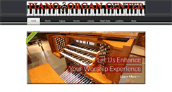 Desktop Screenshot of pianoandorgancenter.com